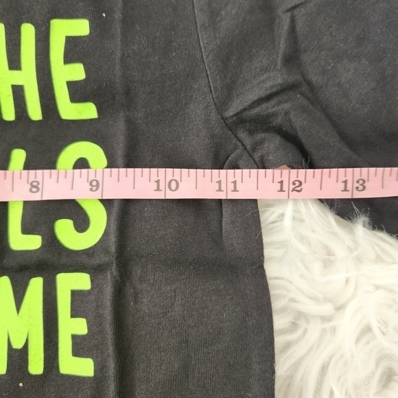 The Children’s Place Glow in the Dark All The Ghouls Love Me Graphic Tee - Black - Picture 3 of 5
